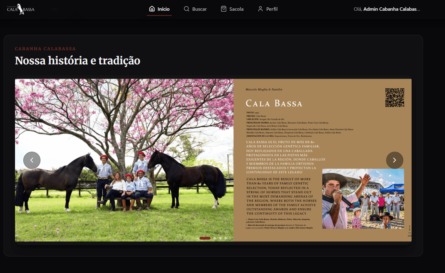 Projeto Cabanha Cala Bassa - Loja Equestre
